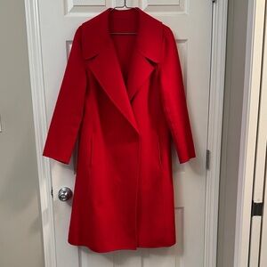 Elegant Red Women's Coat